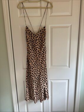 Tan Fortunate One: Next Flight Home Midi Dress